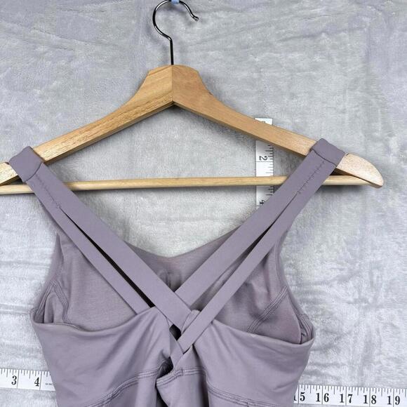 Lululemon Stash N Run Tank Support For B/C Stretch Size 6 Purple Gym Athleisure - Picture 5 of 7
